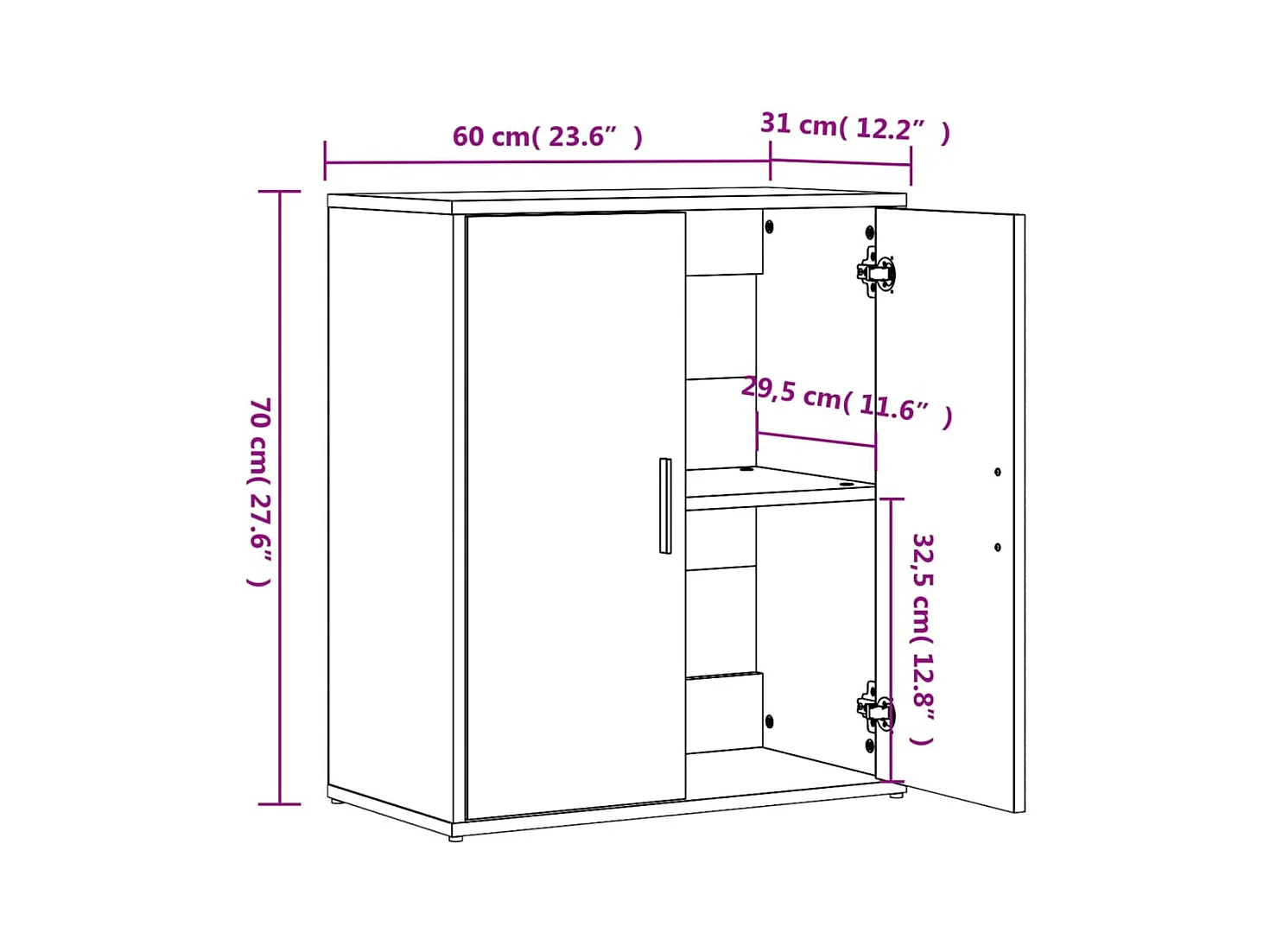 bahut commode armoire bois marron 60 x 31 x 70 cm 02_0035973
