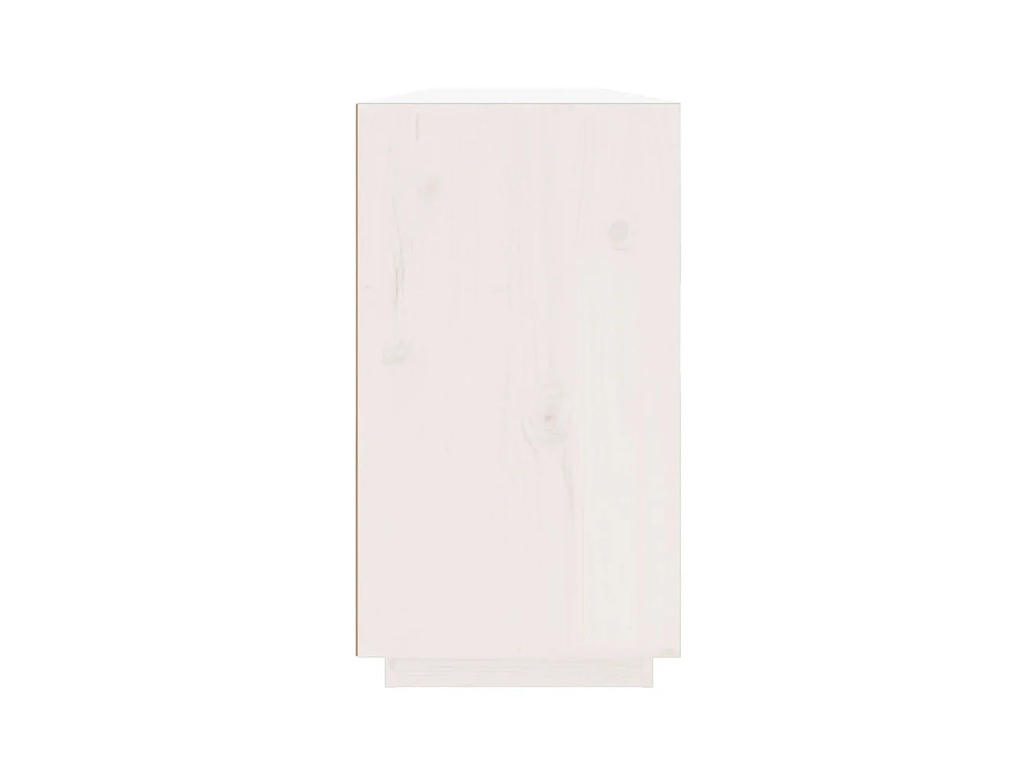 Credenza buffet cassettiera mobile contenitore organizer cucina soggiorno soggiorno 100 x 40 x 75 cm legno massello di pino bianco 02_0030171