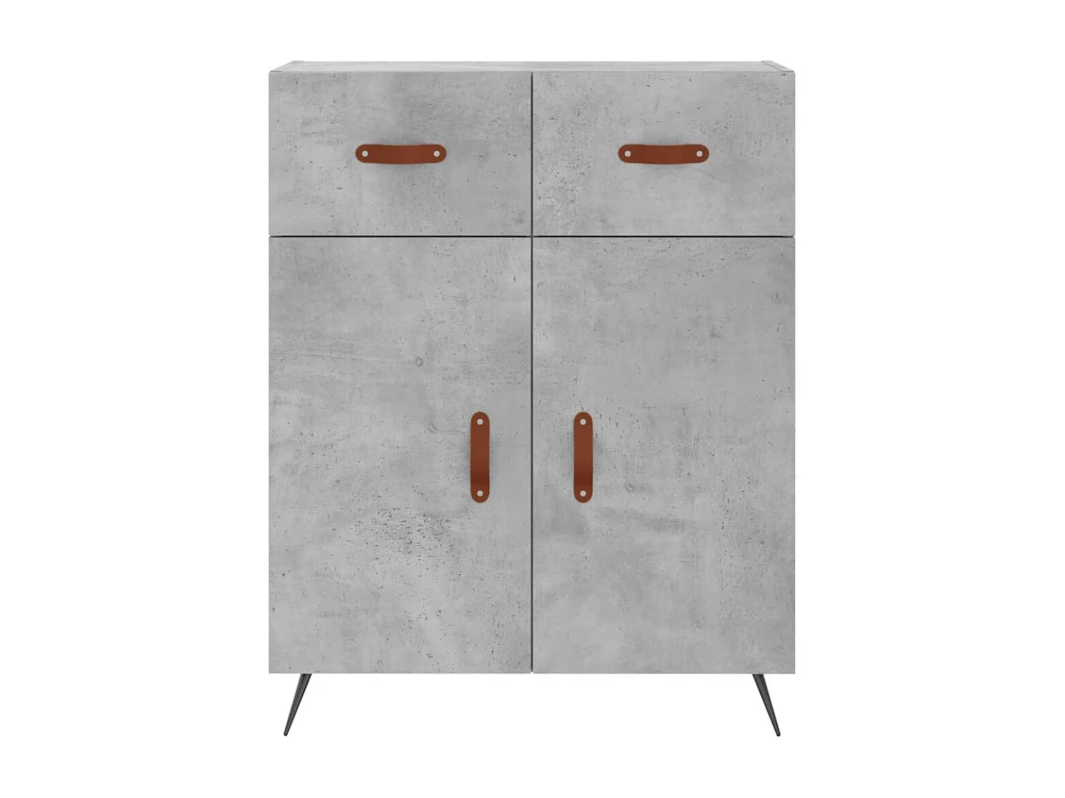 Buffet aparador cômoda armário unidade de armazenamento organizador cozinha sala de estar 69,5 x 34 x 90 cm madeira trabalhada cinza 02_0032043