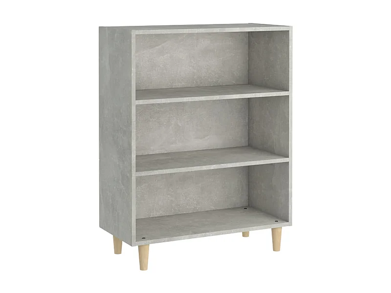Aparador buffet cómoda mueble mueble de almacenaje organizador cocina salón salón 69,5 x 32,5 x 90 cm madera contrachapada gris 02_0032003