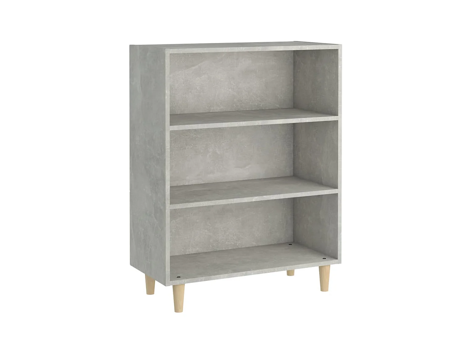 Aparador buffet cómoda mueble mueble de almacenaje organizador cocina salón salón 69,5 x 32,5 x 90 cm madera contrachapada gris 02_0032003