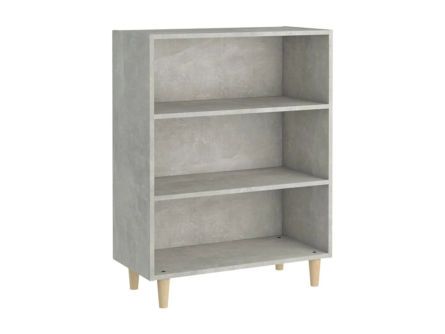 Aparador buffet cómoda mueble mueble de almacenaje organizador cocina salón salón 69,5 x 32,5 x 90 cm madera contrachapada gris 02_0032003