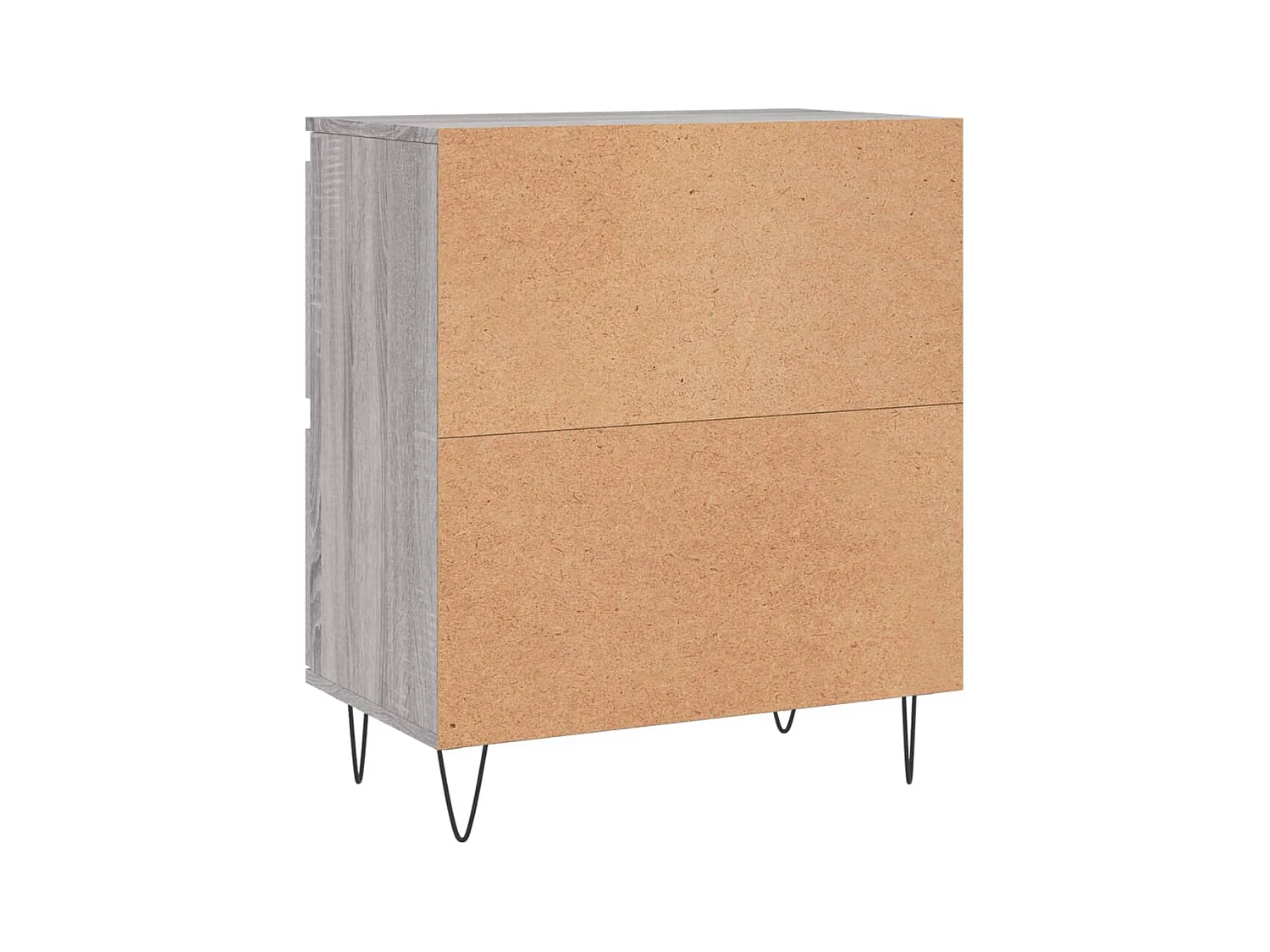 Credenza buffet cassettiera mobile contenitore organizer cucina soggiorno soggiorni 3 pz sonoma MDF grigio 02_0037189