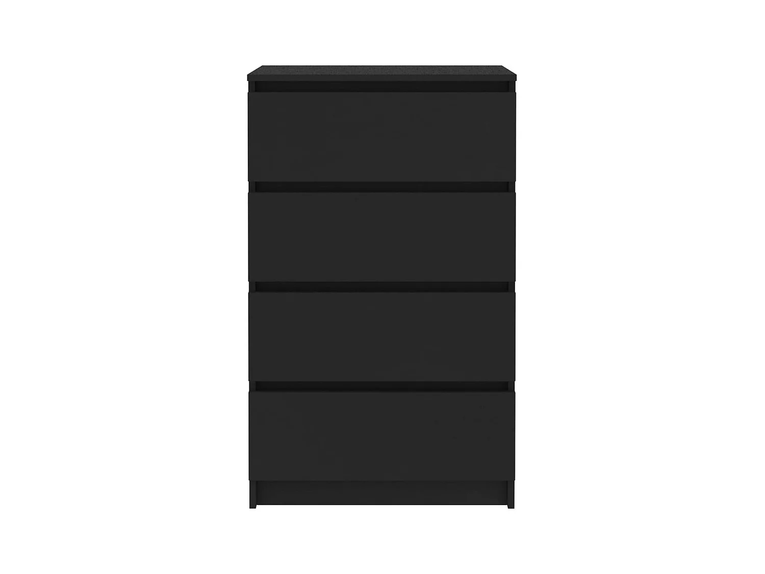 Credenza buffet cassettiera mobile contenitore organizer cucina soggiorno soggiorno 60 x 35 x 98,5 cm multistrato nero 02_0036002