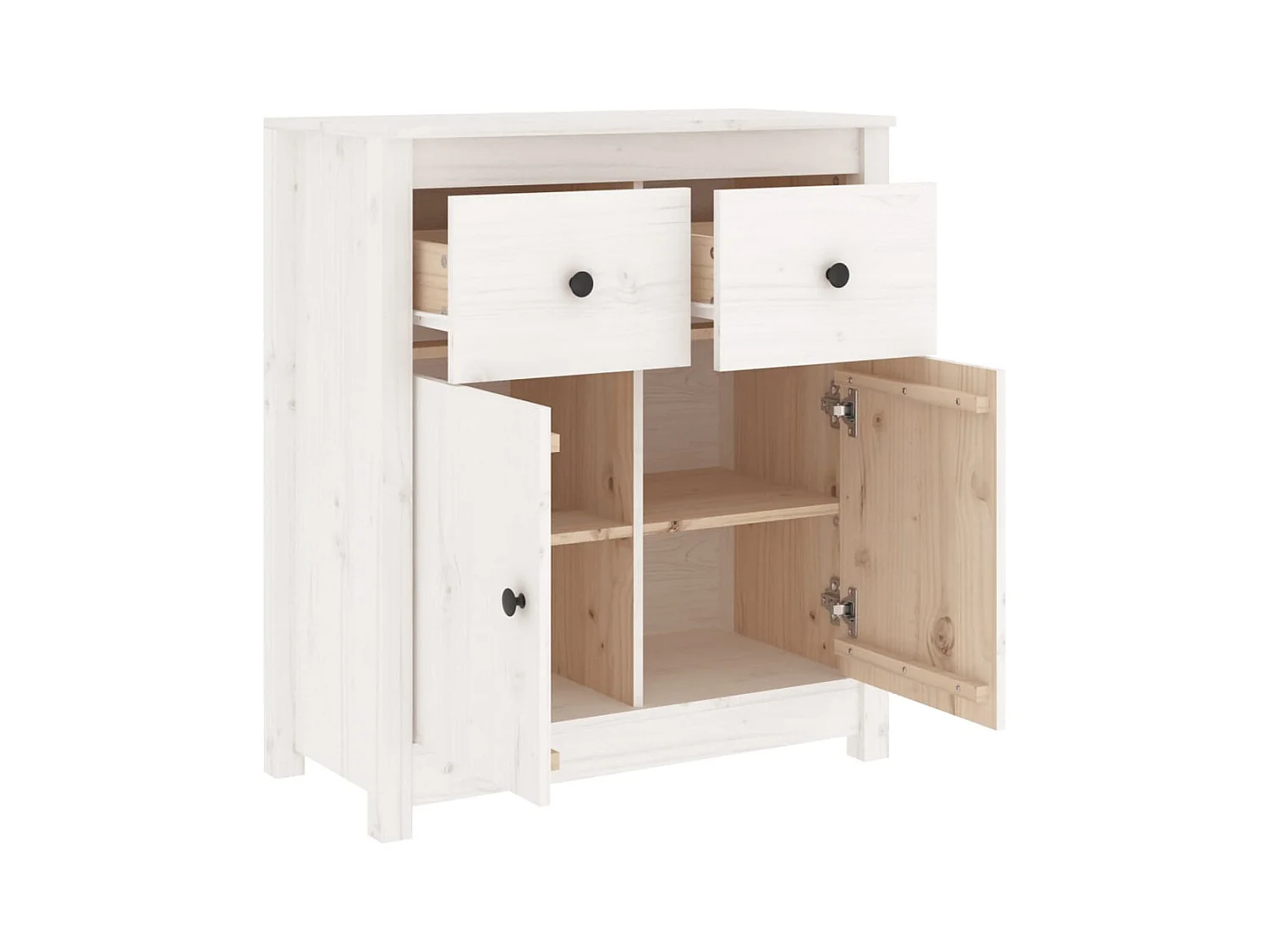 bahut commode armoire bois blanche 70 x 35 x 80 cm 02_0030491