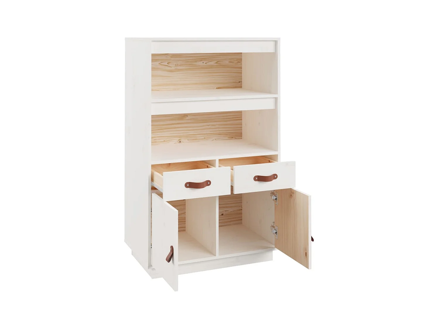 bahut commode armoire bois blanche 67 x 40 x 108.5 cm 02_0032480