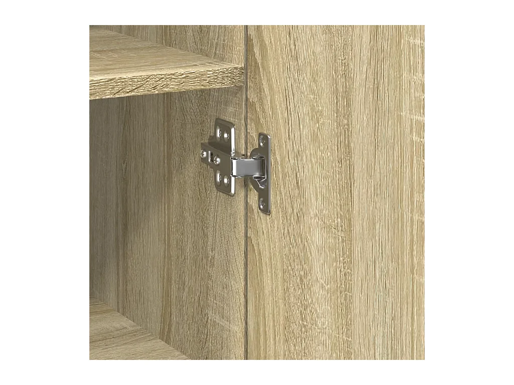 Credenza credenza cassettiera mobile contenitore organizer cucina soggiorno soggiorno alto Sonoma 40 x 42,5 x 185 cm derivati ​​del legno marrone 02_0034061