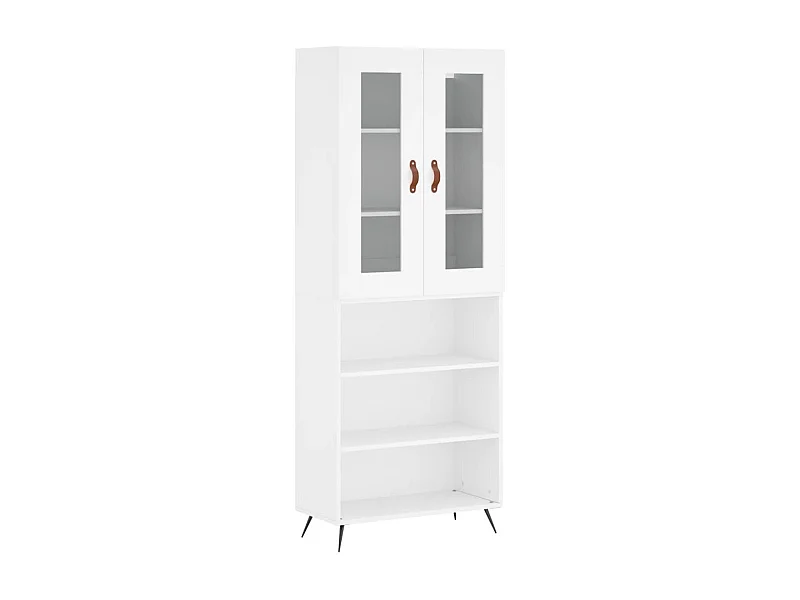 bahut commode armoire bois blanche 69.5 x 34 x 180 cm 02_0032635