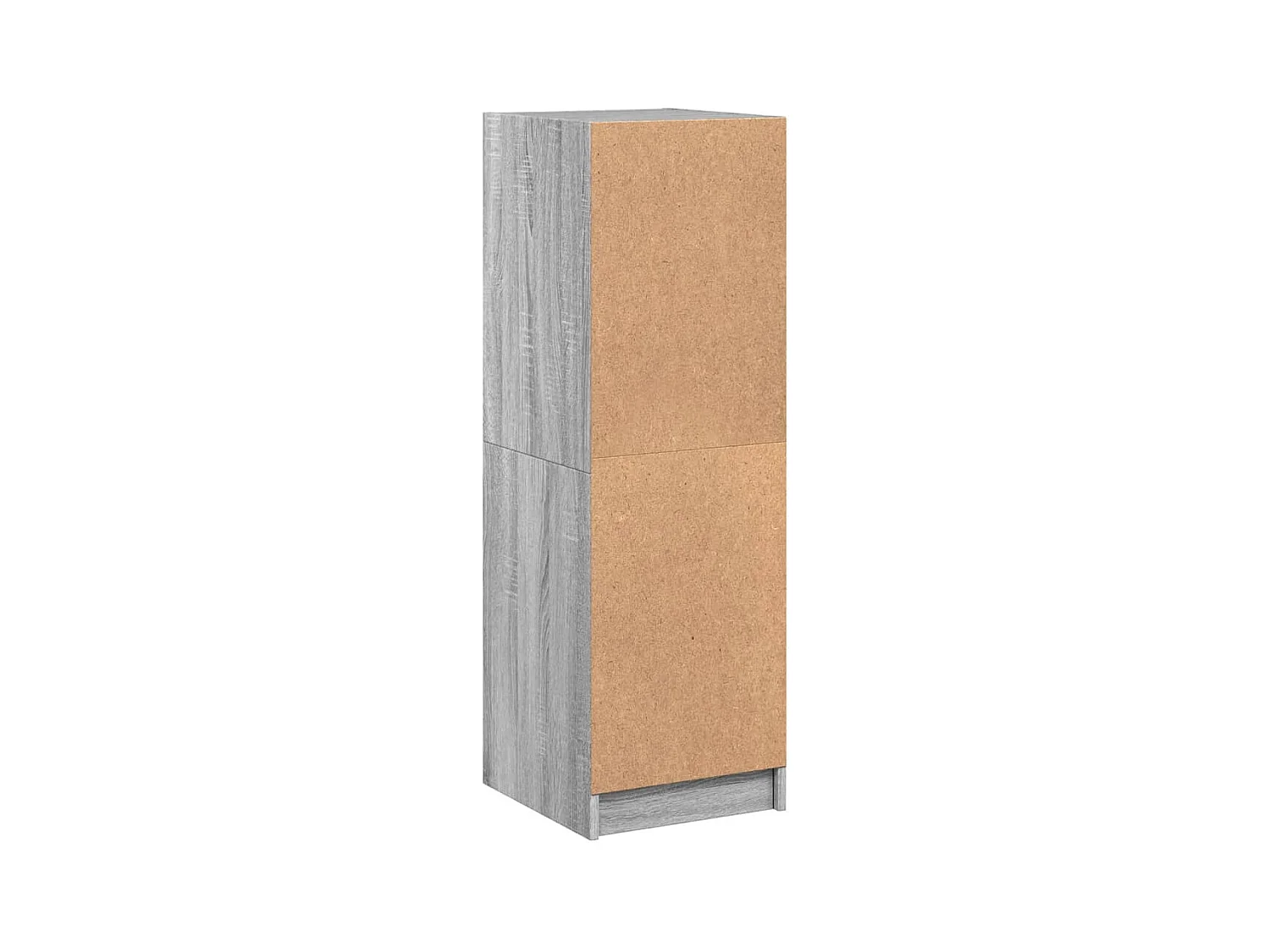 Credenza buffet cassettiera mobile contenitore organizer cucina soggiorno soggiorno con ante in vetro Sonoma 35 x 37 x 109 cm grigio 02_0030124