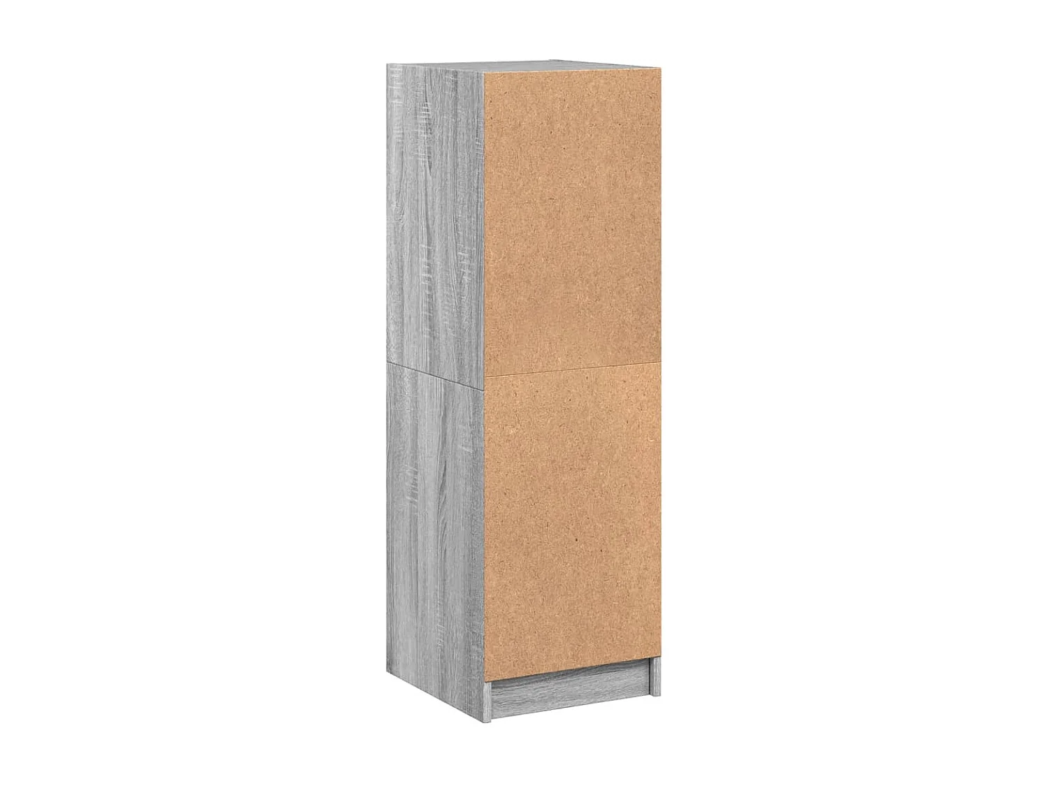 Aparador buffet cómoda mueble almacenaje organizador cocina salón salón con puertas de cristal Sonoma 35 x 37 x 109 cm gris 02_0030124