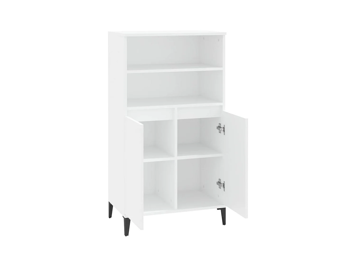 bahut commode armoire bois blanche 60 x 36 x 110 cm 02_0032470