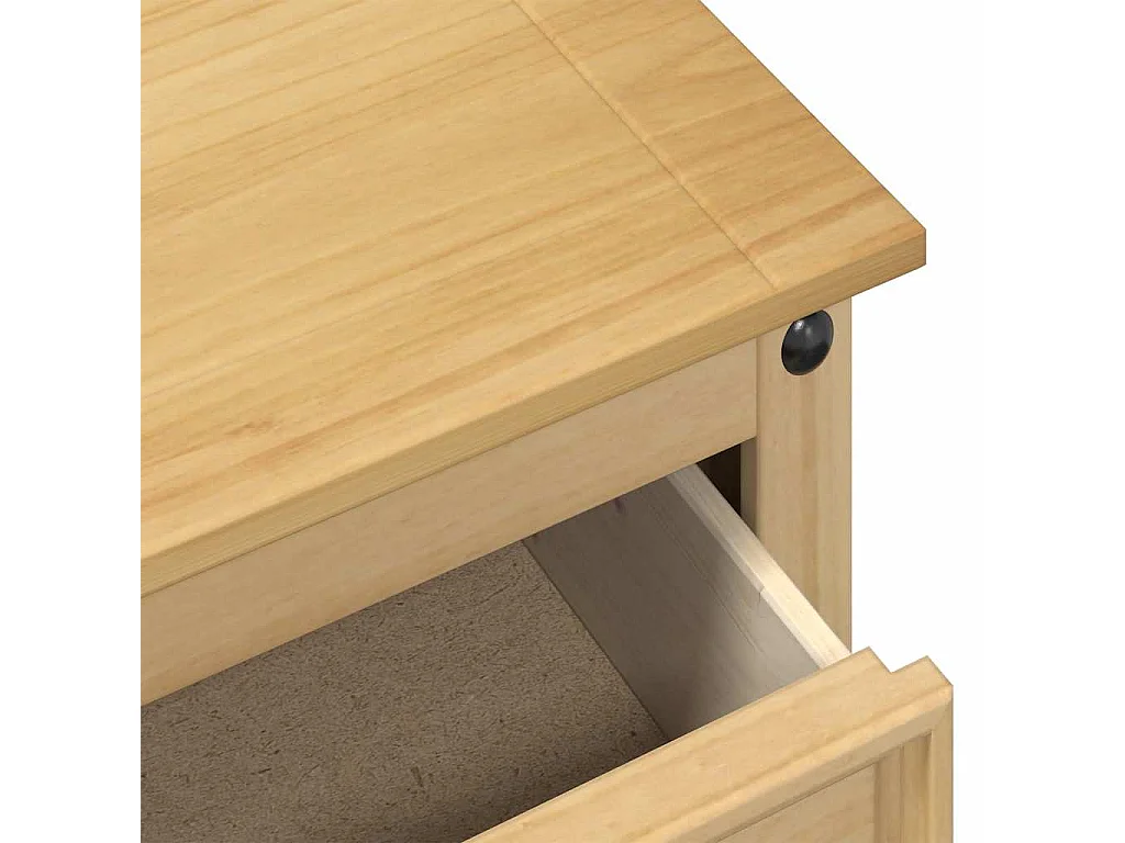 Credenza cassettiera cassettiera mobile contenitore organizer cucina soggiorno Corona 115 x 40 x 76 cm legno di pino massiccio 02_0031744