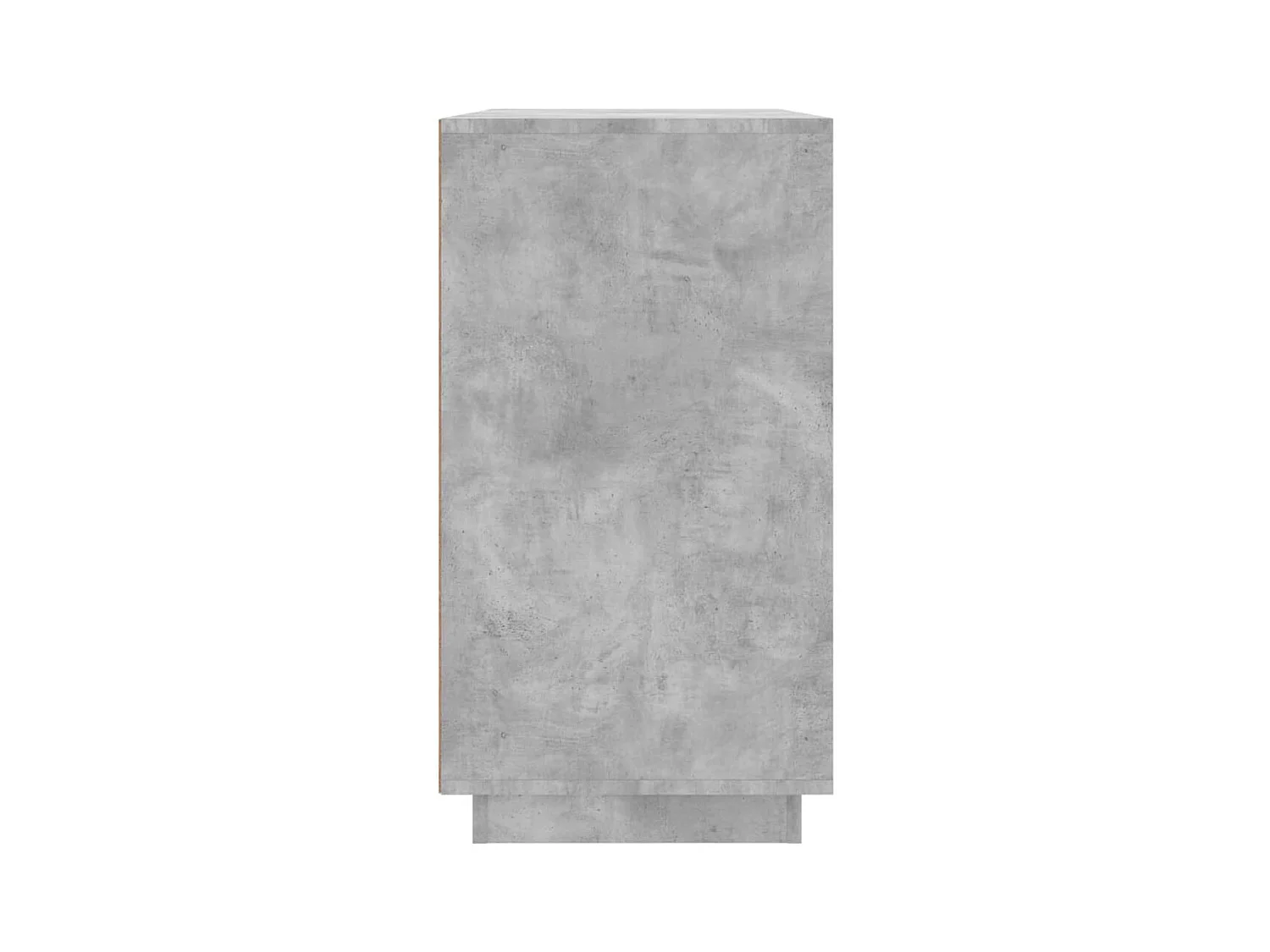 Aparador buffet cómoda armario unidad de almacenamiento organizador cocina salón salón 80 x 34 x 75 cm madera contrachapada gris 02_0032103