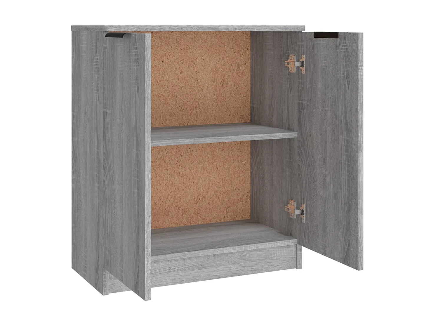 Credenza buffet cassettiera mobile contenitore organizer cucina soggiorno soggiorno 3 pezzi Sonoma MDF grigio 02_0037194