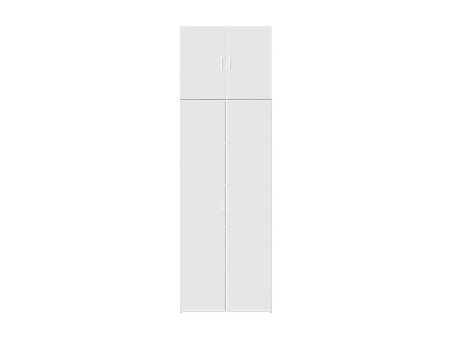 Buffet aparador cômoda armário unidade de armazenamento organizador cozinha sala sala alta 80 x 42,5 x 249 cm madeira trabalhada branca 02_0032776