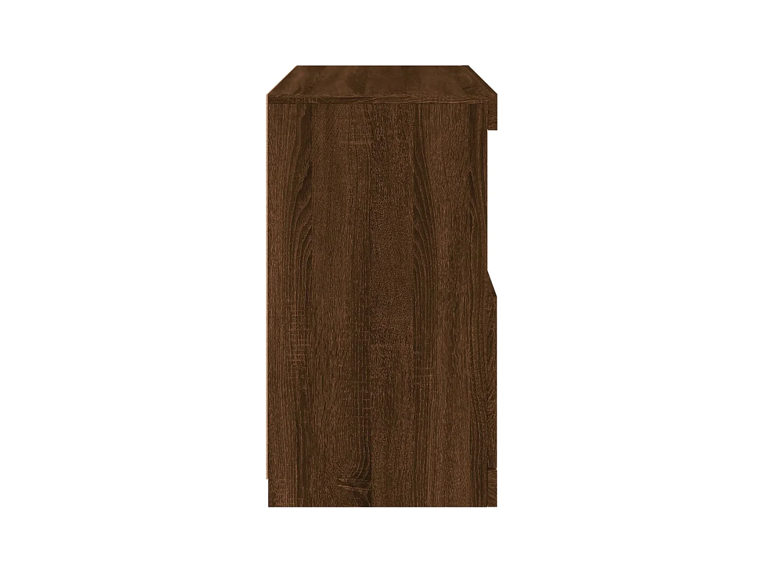 Aparador cômoda armário armário organizador cozinha sala sala com luzes LED 60 x 37 x 67 cm marrom 02_0029929