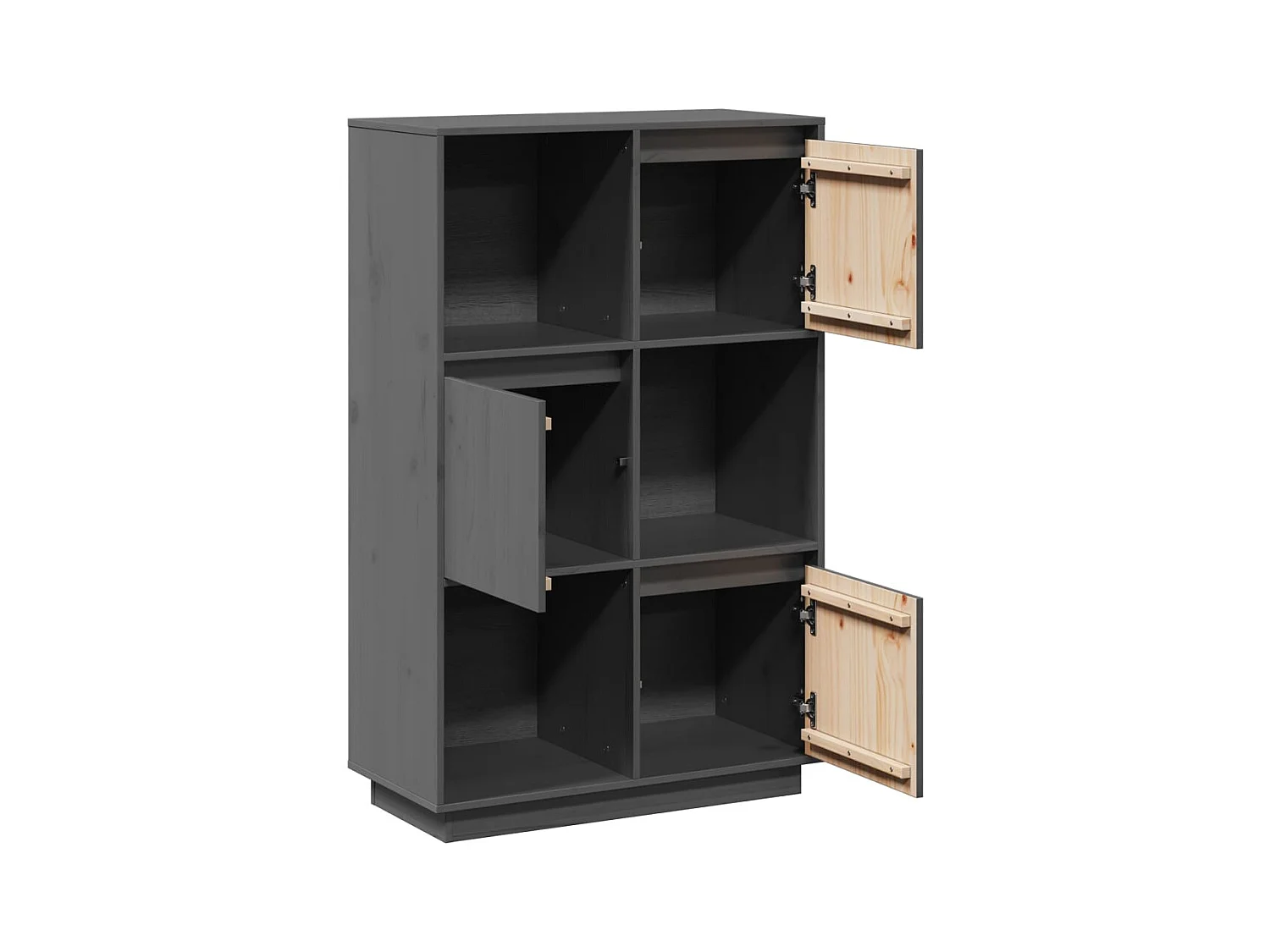 bahut commode armoire bois marron 74 x 35 x 117 cm 02_0034231