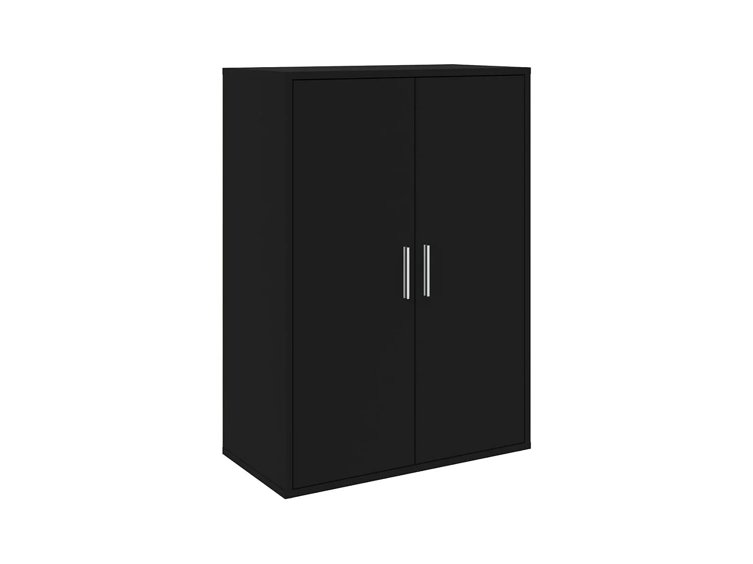 Buffet aparador cômoda armário unidade de armazenamento organizador cozinha sala sala 60 x 31 x 84 cm madeira trabalhada preta 02_0035979