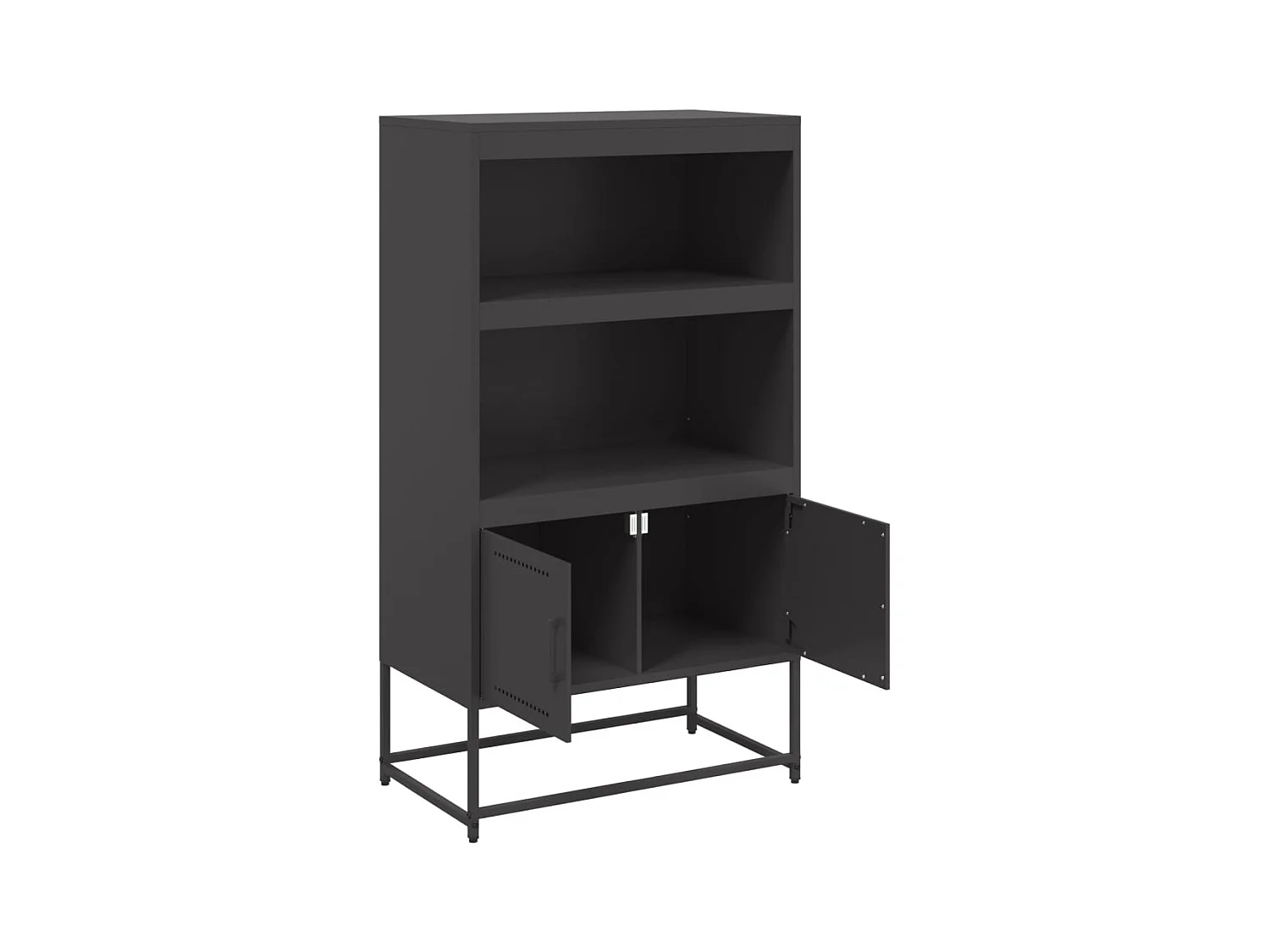 bahut commode armoire noire 68.5 x 38.5 x 123.5 cm 02_0034959