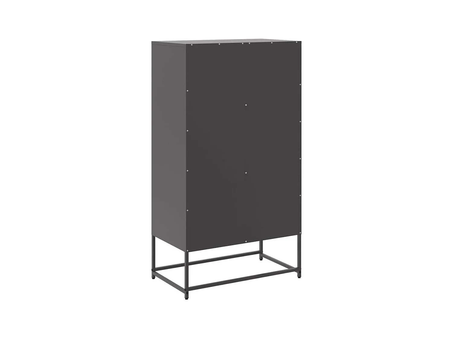 bahut commode armoire noire 68.5 x 38.5 x 123.5 cm 02_0034959