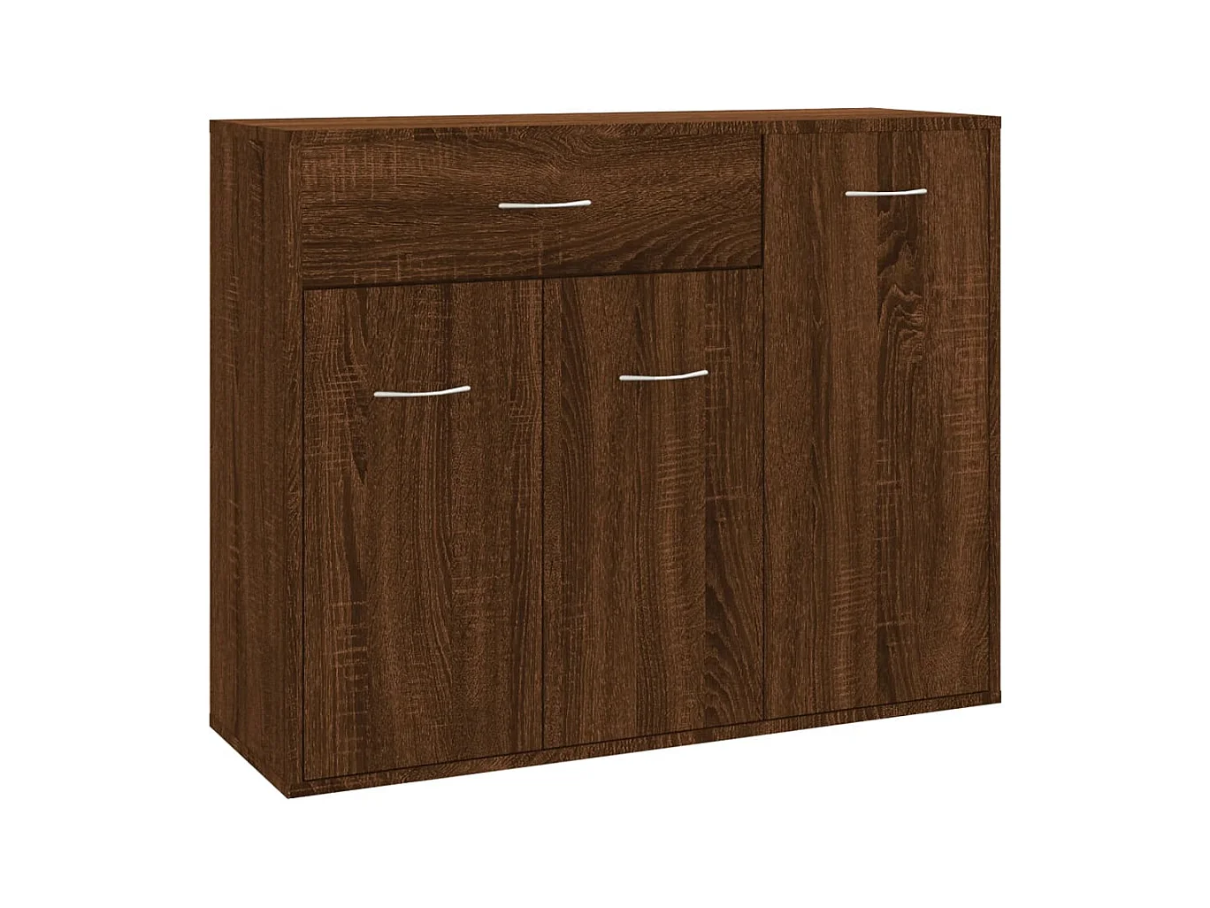 Buffet aparador cômoda armário unidade de armazenamento organizador cozinha sala de estar 88 x 30 x 70 cm madeira trabalhada marrom 02_0031436