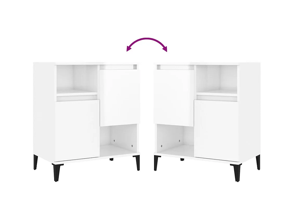 bahut commode armoire bois blanche 60 x 35 x 70 cm 02_0037022