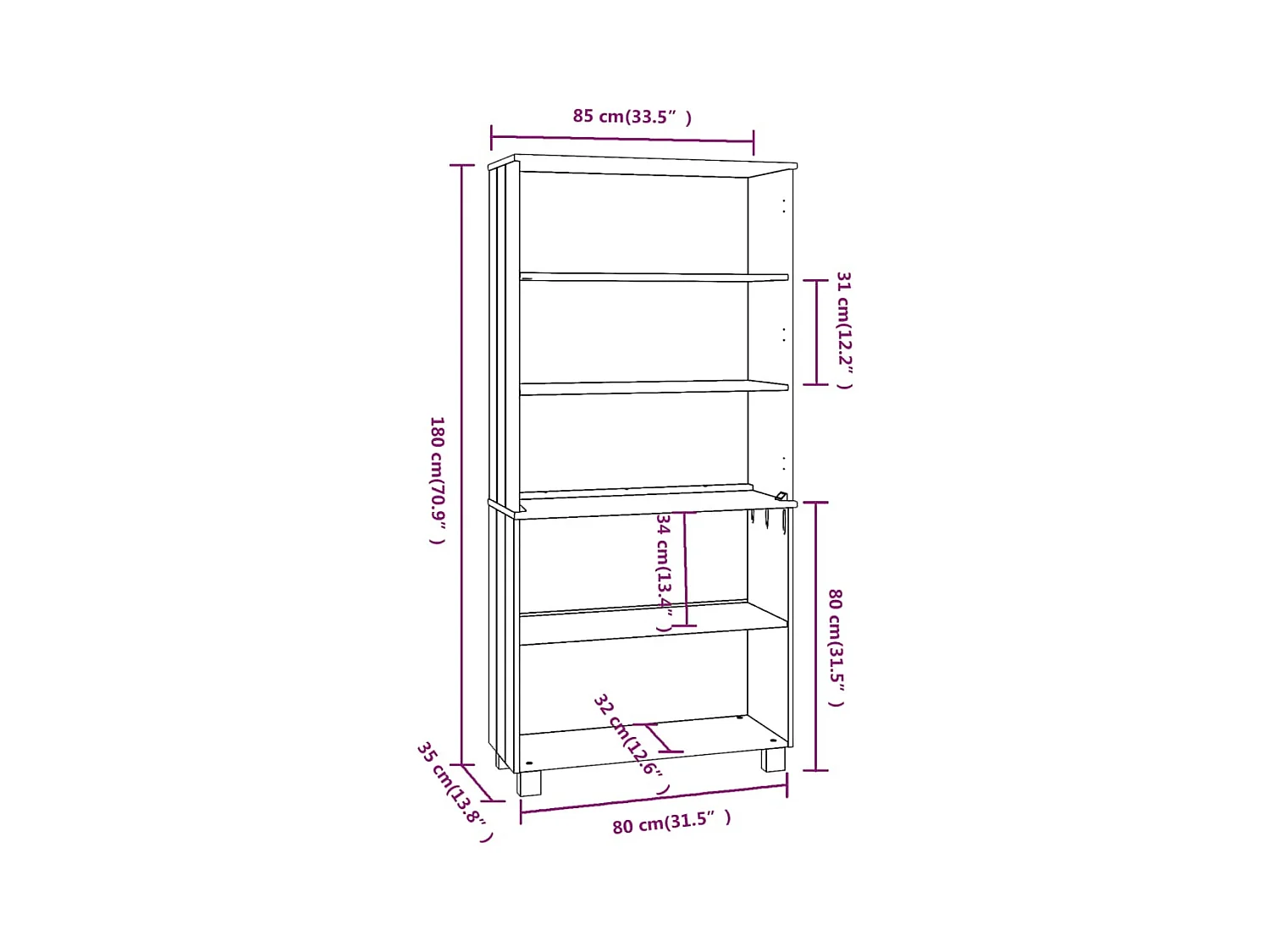 Credenza cassettiera cassettiera mobile contenitore organizer cucina soggiorno soggiorno legno massello di pino marrone miele 02_0032150