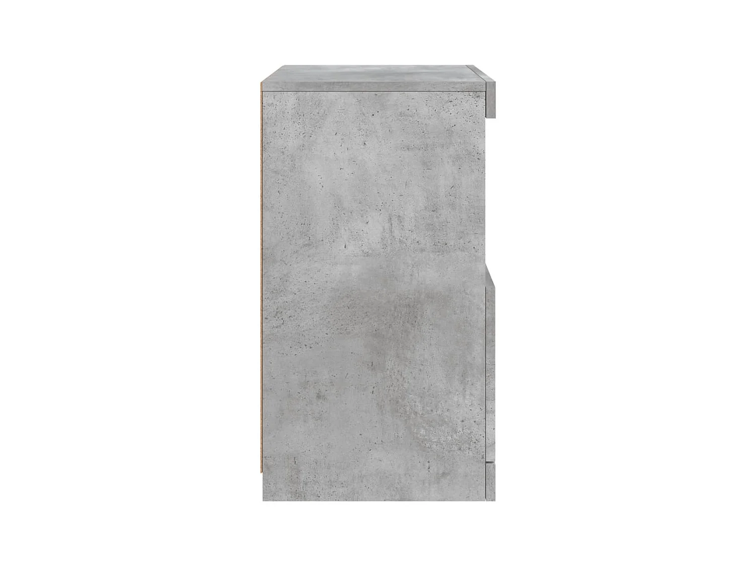 Credenza buffet cassettiera mobile contenitore organizer cucina soggiorno soggiorno con luci a LED 41 x 37 x 67 cm grigio 02_0029999