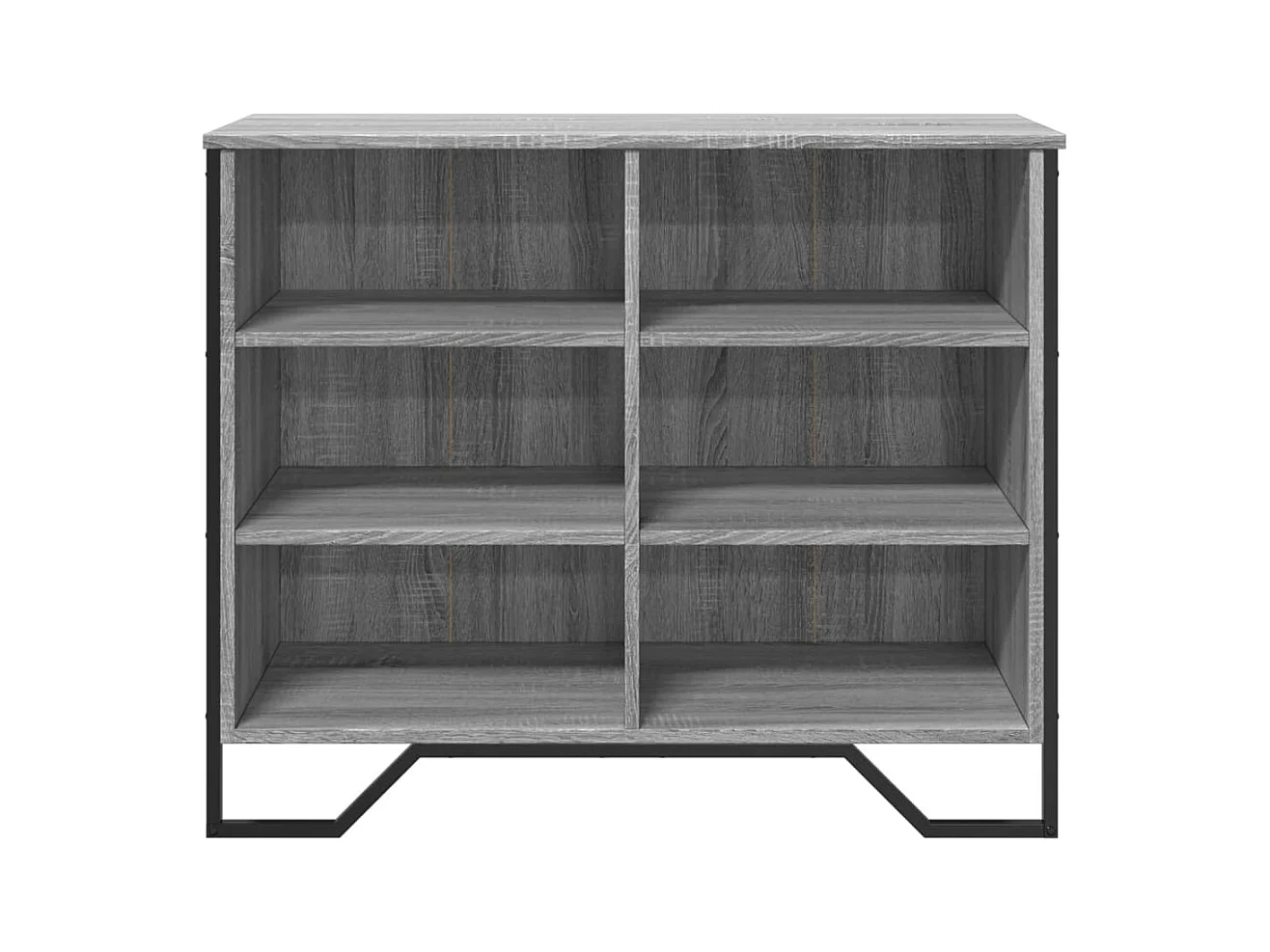 Aparador buffet cómoda armario unidad de almacenamiento organizador cocina salón salonsonoma 91 x 35,5 x 74,5 cm madera contrachapada gris 02_0036557