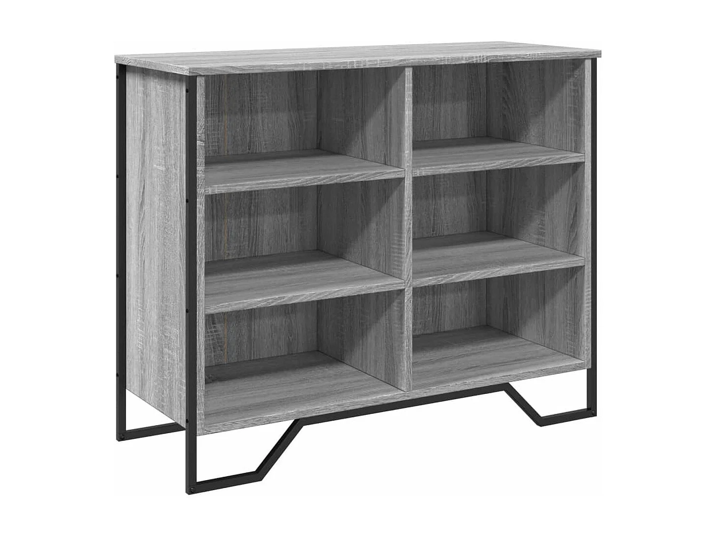 Credenza buffet cassettiera mobile contenitore organizer cucina soggiorno salonsonoma 91 x 35,5 x 74,5 cm pannelli compositi grigio 02_0036557