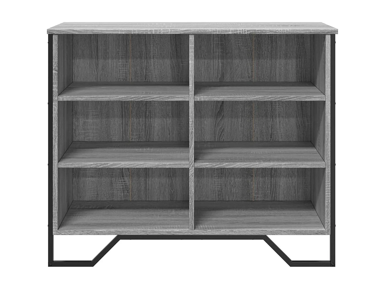 Credenza buffet cassettiera mobile contenitore organizer cucina soggiorno salonsonoma 91 x 35,5 x 74,5 cm pannelli compositi grigio 02_0036557