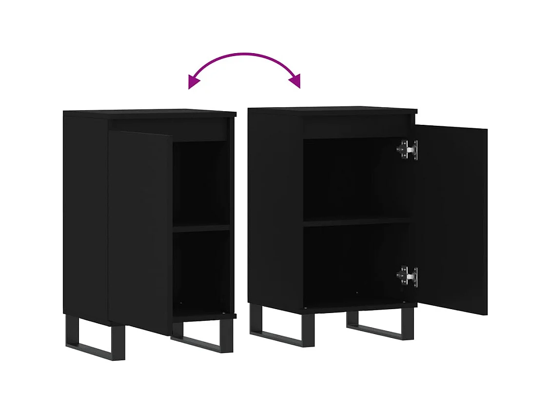 bahut commode armoire bois marron 40 x 35 x 70 cm 02_0036901