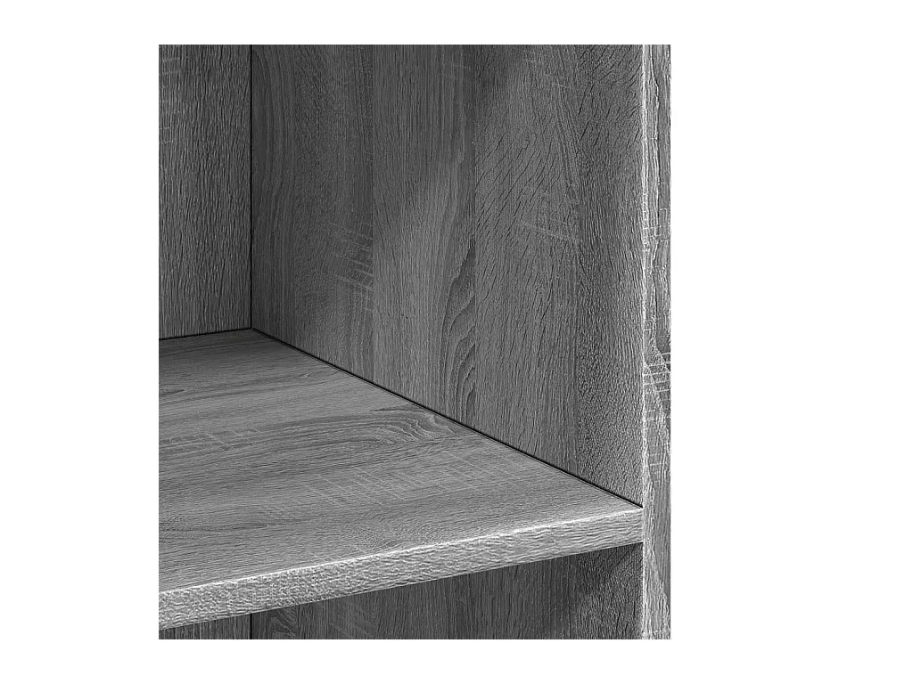 Credenza cassettiera cassettiera mobile contenitore organizer cucina soggiorno soggiorno Sonoma 70 x 41 x 93 cm derivati ​​del legno grigio 02_0036521