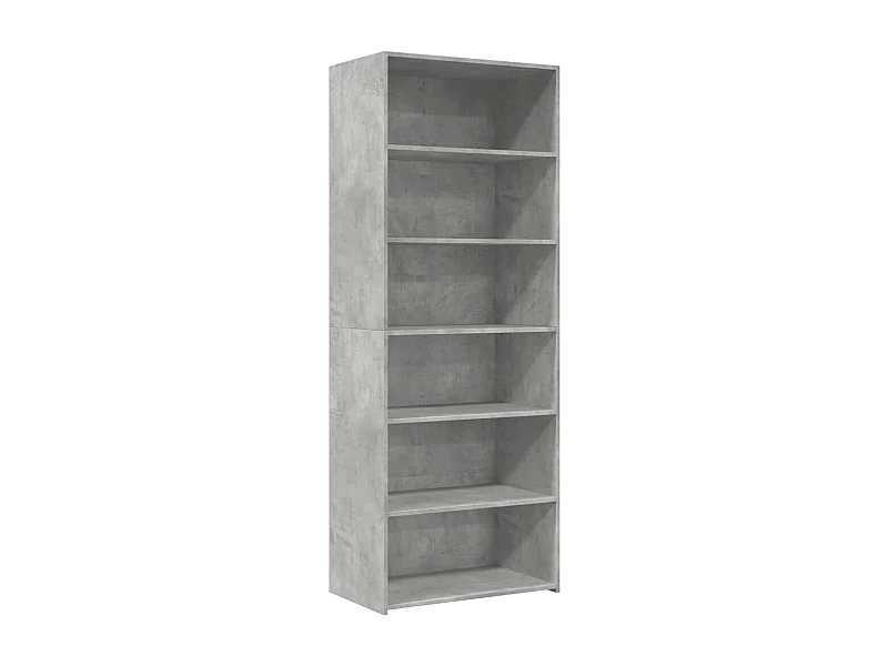 Credenza cassettiera cassettiera mobile contenitore organizer cucina soggiorno soggiorno alto 70 x 41 x 185 cm derivati ​​del legno grigio 02_0034715