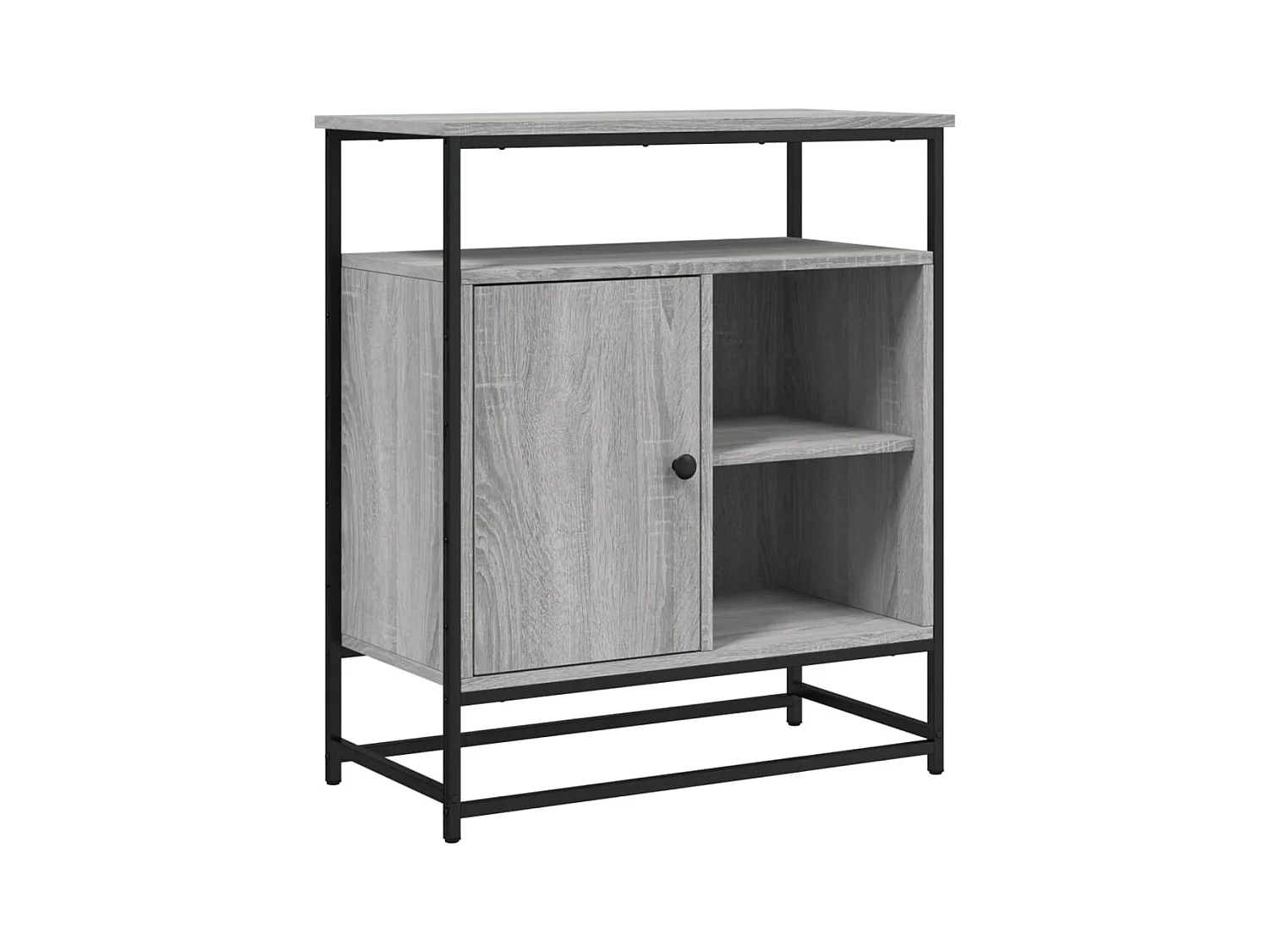 Credenza buffet cassettiera mobile contenitore organizer cucina soggiorno salonsonoma 69 x 35 x 80 cm pannelli compositi grigio 02_0036498