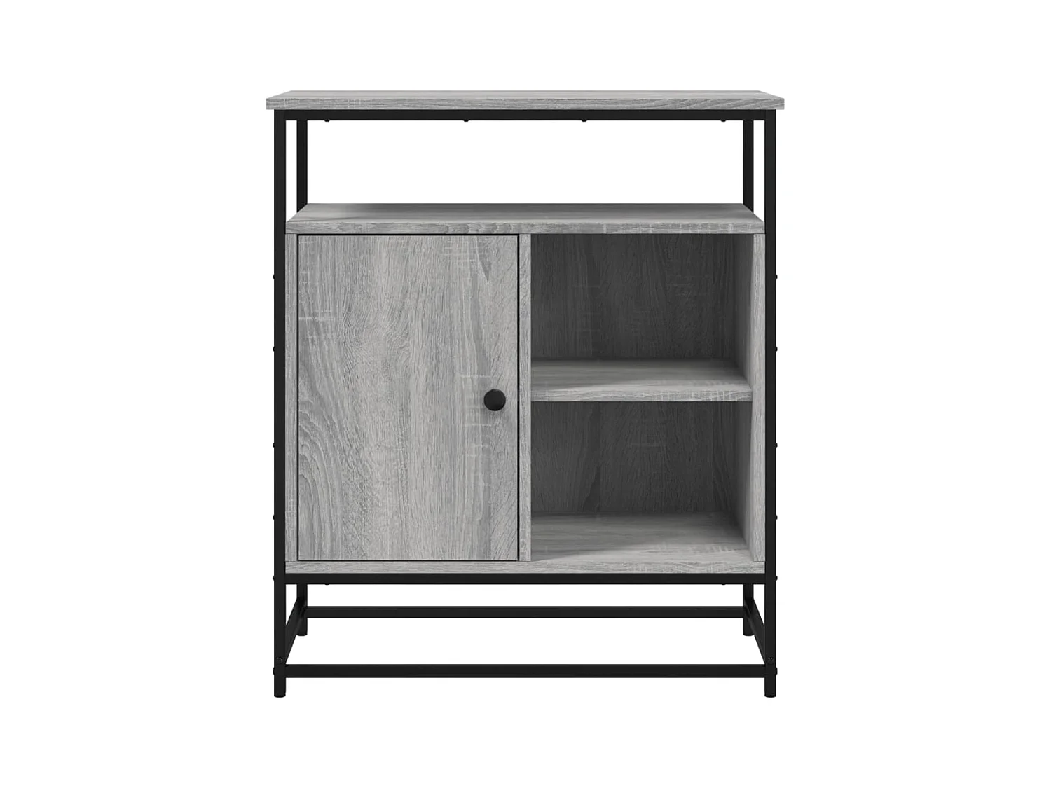 Credenza buffet cassettiera mobile contenitore organizer cucina soggiorno salonsonoma 69 x 35 x 80 cm pannelli compositi grigio 02_0036498