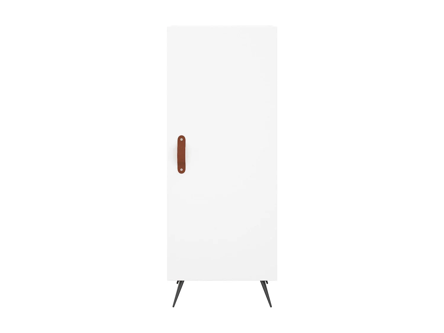 Credenza buffet cassettiera mobile contenitore organizer cucina soggiorno soggiorno alto 34,5 x 34 x 180 cm derivati ​​del legno bianco 02_0032411