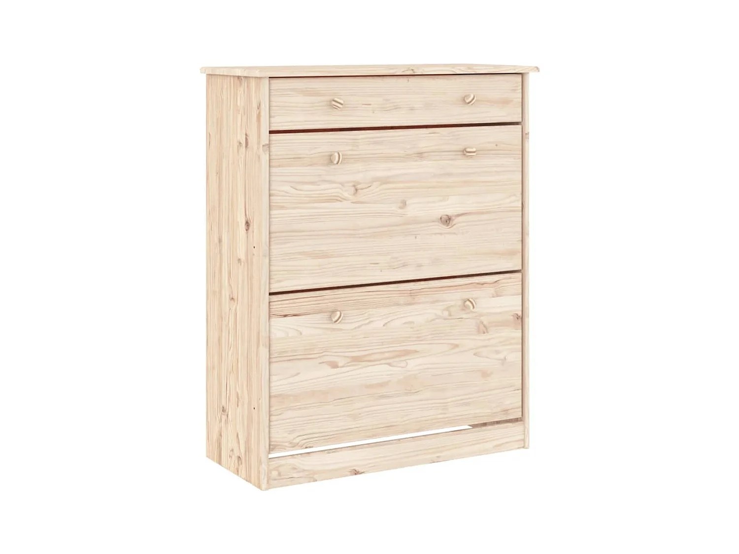 Aparador cómoda cómoda mueble mueble de almacenaje organizador cocina salón salón 77 x 35 x 188 cm madera maciza de pino marrón 02_0029674