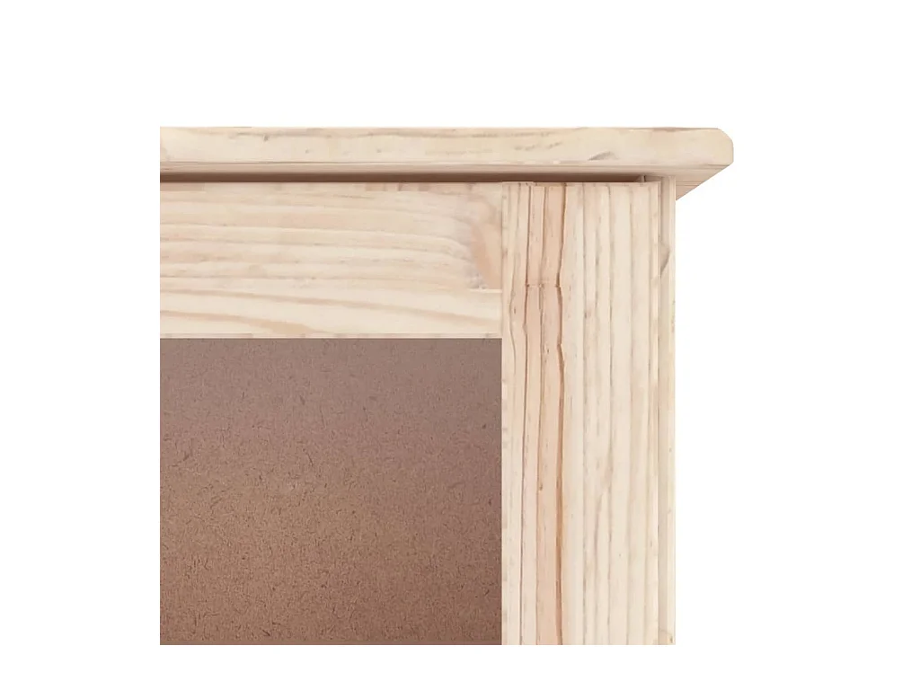 Aparador cómoda cómoda mueble mueble de almacenaje organizador cocina salón salón 77 x 35 x 188 cm madera maciza de pino marrón 02_0029674