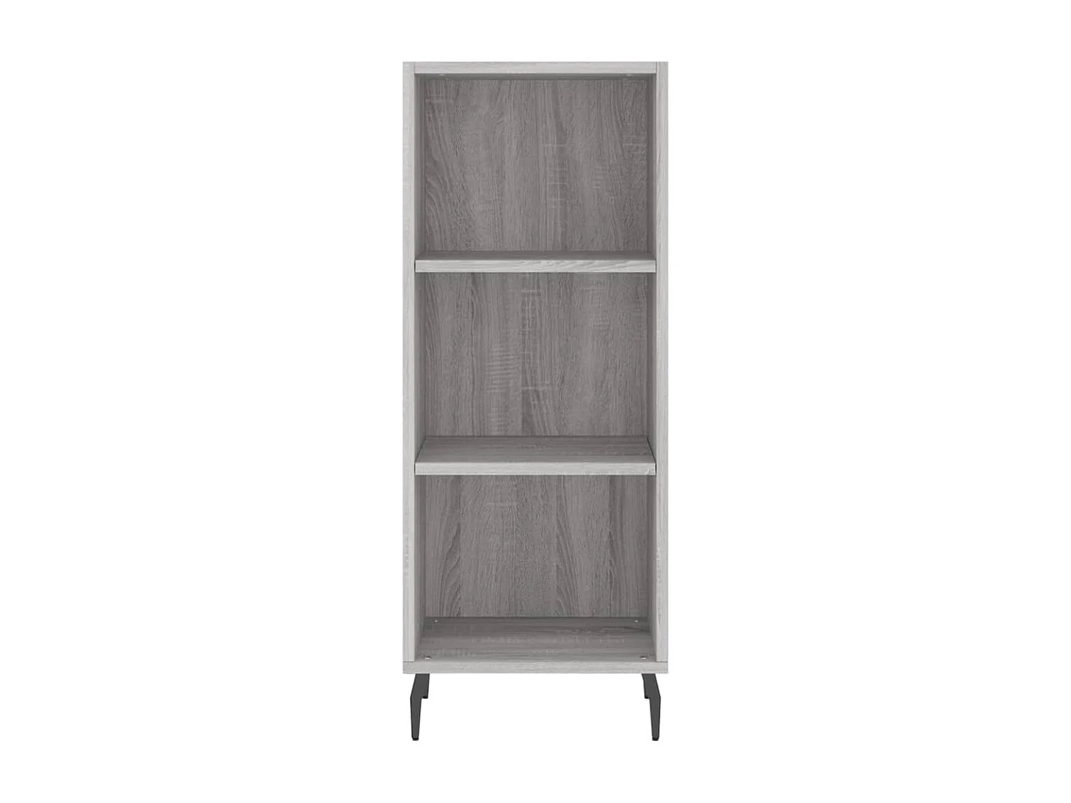 Credenza cassettiera mobile contenitore organizer cucina soggiorno soggiorno Sonoma 34,5 x 32,5 x 90 cm derivati ​​del legno grigio 02_0036295
