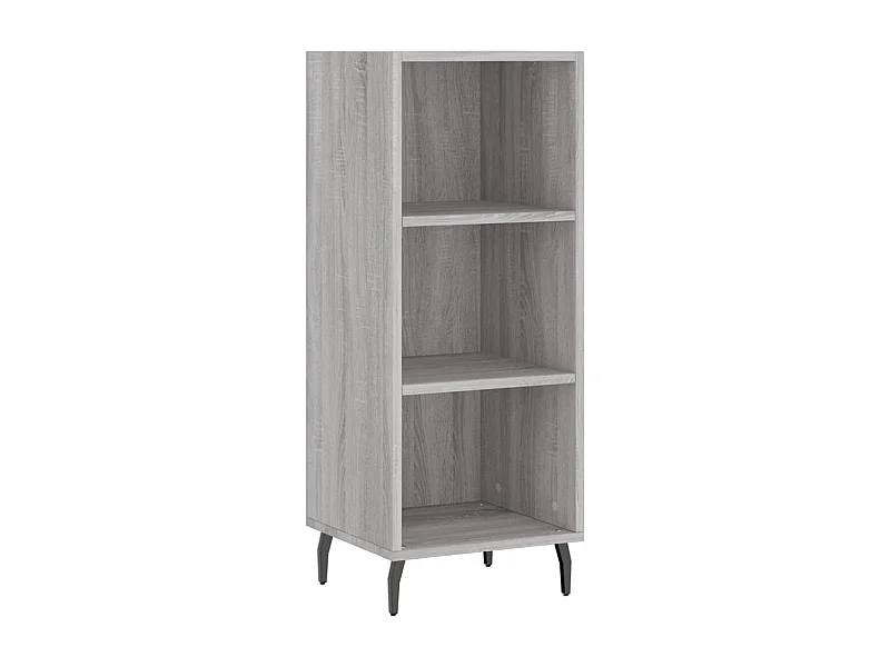 Aparador buffet cómoda armario unidad de almacenamiento organizador cocina salón salón Sonoma 34,5 x 32,5 x 90 cm madera contrachapada gris 02_0036295