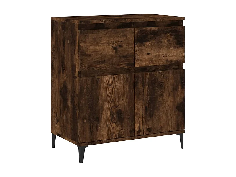 Credenza buffet cassettiera mobile contenitore organizer cucina soggiorno soggiorno 60 x 35 x 70 cm derivati ​​del legno marrone 02_0030982