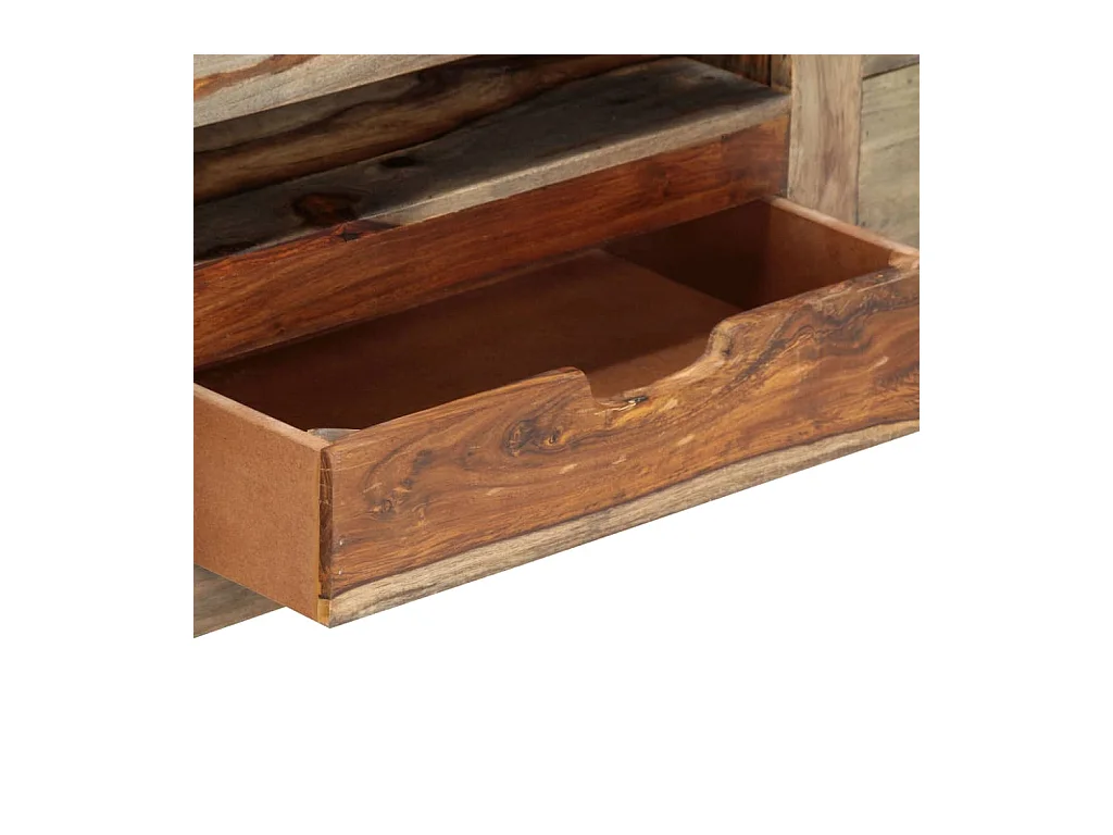 Aparador buffet cómoda armario mueble organizador cocina salón salón 100 x 30 x 50 cm madera maciza gris 02_0031760