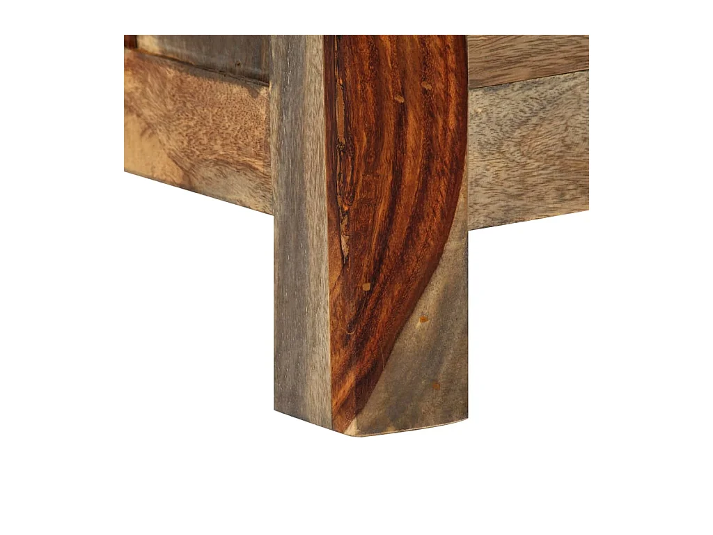 Aparador buffet cómoda armario mueble organizador cocina salón salón 100 x 30 x 50 cm madera maciza gris 02_0031760