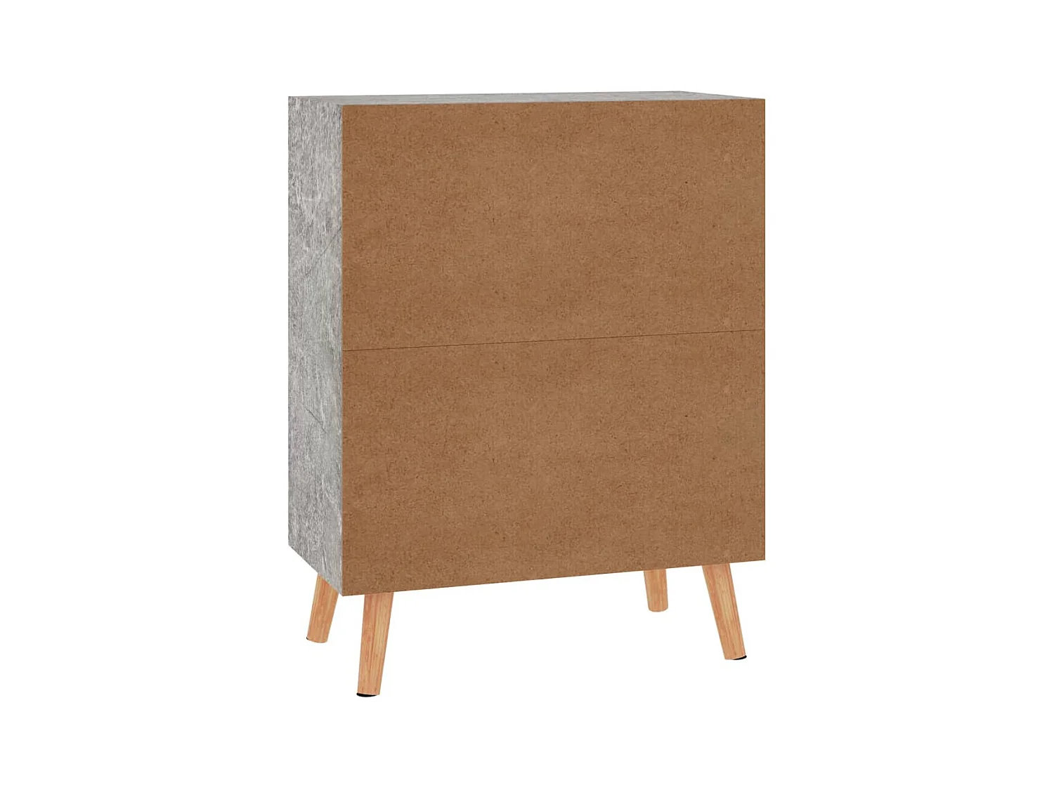 Buffet aparador cômoda armário unidade de armazenamento organizador cozinha sala sala 60 x 30 x 72 cm madeira trabalhada cinza 02_0031957