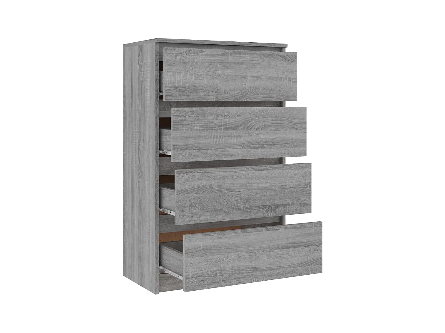 Credenza buffet cassettiera mobile contenitore organizer cucina soggiorno salonsonoma 60 x 35 x 98,5 cm pannelli compositi grigio 02_0036417