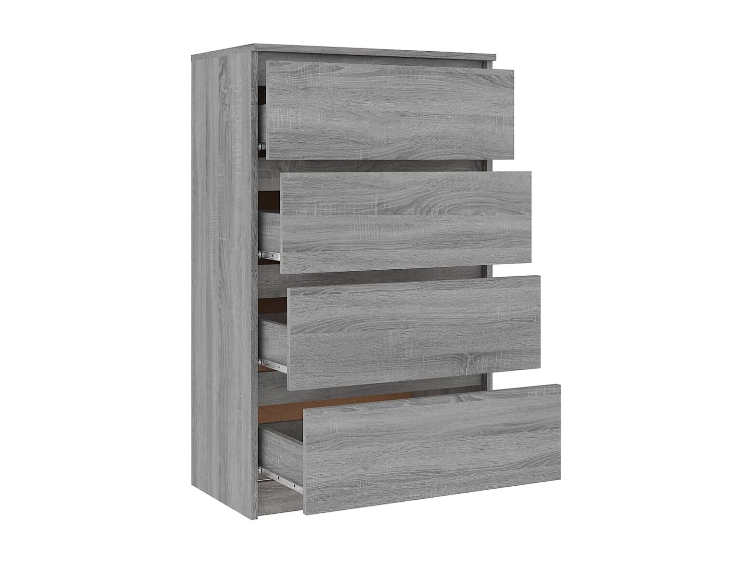 Credenza buffet cassettiera mobile contenitore organizer cucina soggiorno salonsonoma 60 x 35 x 98,5 cm pannelli compositi grigio 02_0036417