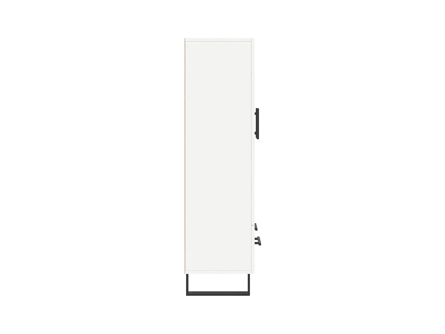 Aparador cómoda cómoda armario mueble organizador cocina salón salón alto 69,5 x 31 x 115 cm madera contrachapada blanco 02_0032502
