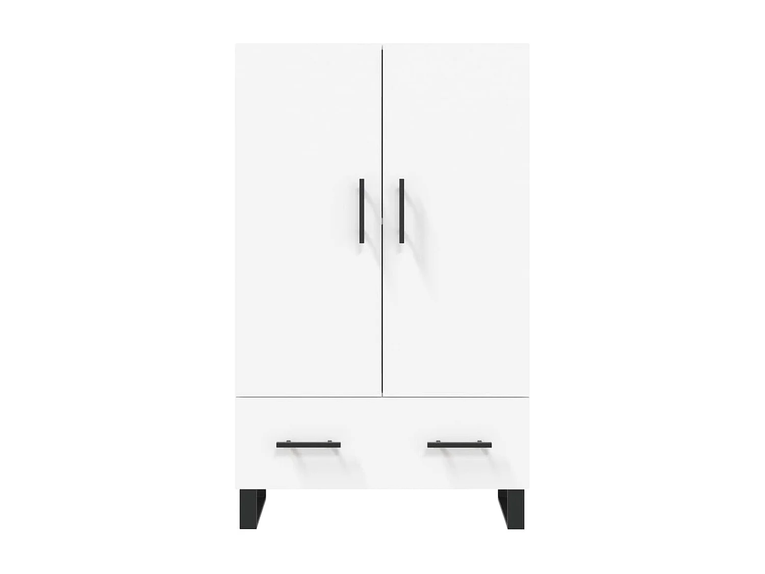 bahut commode armoire bois blanche 69.5 x 31 x 115 cm 02_0032502