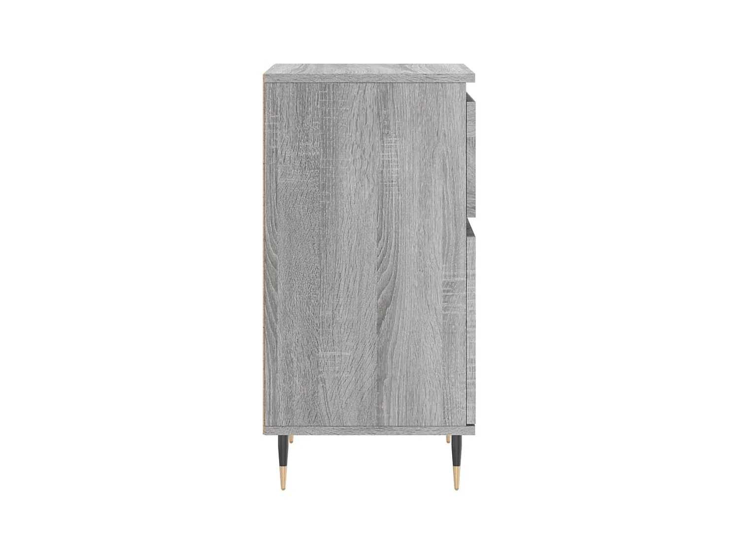 Aparador buffet cómoda armario unidad de almacenamiento organizador cocina salón salón juego de 2 sonoma 40 x 35 x 70 cm madera contrachapada gris 02_0036951